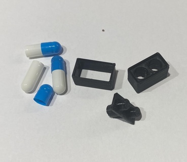 kapsül dolgu maddesi boyut 2 pice ilaç alternatif iyileştirme 3d print model - Mito3D