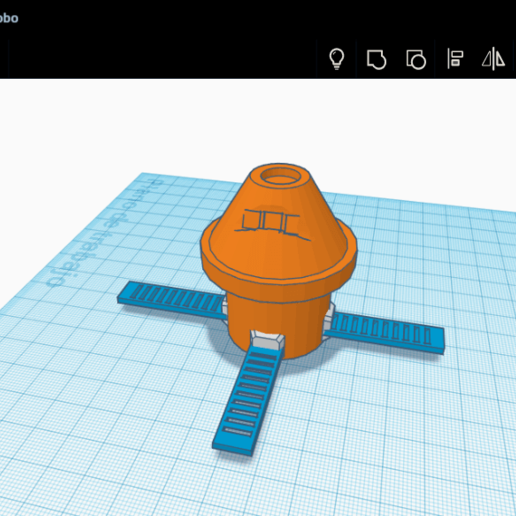 a cápsula orion da nasa arte 3D print model - Mito3D