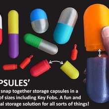 capsules home workshop useful unique tools tool tablet storage solution simple print present popular pill container pillbox parts office nuts multipart multi-part medicine medical kitchen key fob chain keyfob keychain joining join jars jar household holder handy gifts gift gadget fun easy designer containers colour colorful capsule cables cable box bottle bolts 3d print model - Mito3D