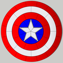 captain america scudo vari shield mcu la marvel 3d print model - Mito3D