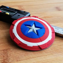 captain america's shield keychain gadget america marvel 3d print model - Mito3D