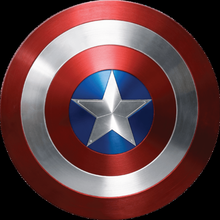 captain america scudo casa la marvel avengers vendicare giocattolo decorazione deco shield i giocattoli 3d print model - Mito3D