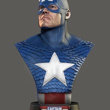 capitão América 3d print model - Mito3D