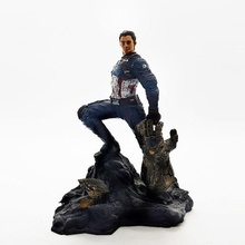 captain america avengers endgame gauntlet statue marvel mcu art 3d print model - Mito3D