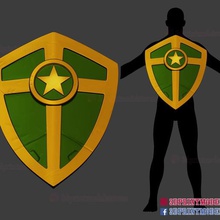 capitán américa hail hydra supremo escudo - marvel cosplay de impresión 3d la modelo herramienta el viuda negra imperio secreto 3d print model - Mito3D