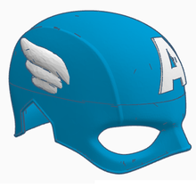 capitán America casco Moda máscara maravilla vengadores cosplay 3d modelo stl 3d print model - Mito3D