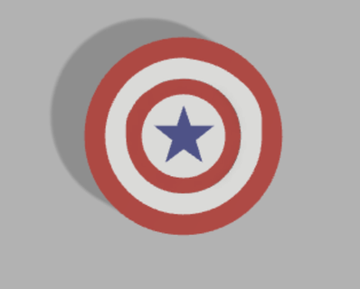 Kaptan Amerika logo moda hayret Thanos Örümcek Adam intikamcı çizgi roman film aksiyon dekorasyon Demir 3d print model - Mito3D