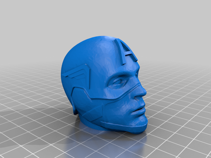 Capitano America shampoo dispenser casa bagno Casa 3d print model - Mito3D