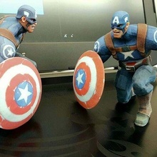 captain america war 2 avengers ww2 sculptures 3d print model - Mito3D