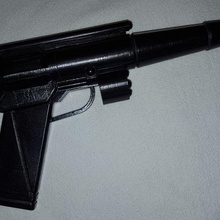 capitaine Puissance Humain résistance pistolet 3d print model - Mito3D