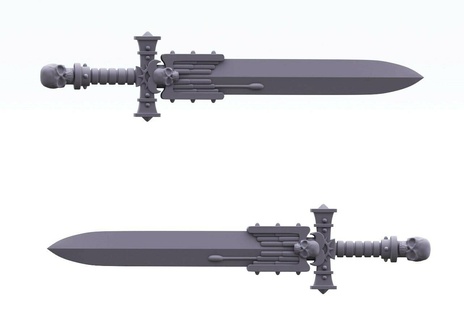 capitão espada presupported 3d print model - Mito3D