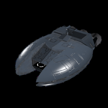 captor class heavy cruiser game spaceship starwars star wars vehicles 3d print model - Mito3D