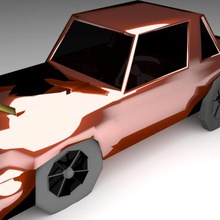 araba 3d model blender yaptı gadget animasyon oyun 3d print model - Mito3D