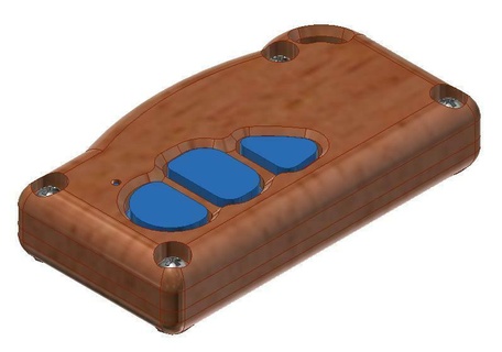araba alarm anahtar fob Konut 3d print model - Mito3D