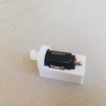 carregador do carro de aukey cc-s1 suporte ferramenta puxar usb freecad partes 3d print model - Mito3D