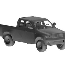 araba concept pickup 3d model fbx obj stl Ulaşım oyun Sanat karakter gerçek dışı Bedava kişi teçhizat hileli animasyonlu blender max sinema 3d print model - Mito3D