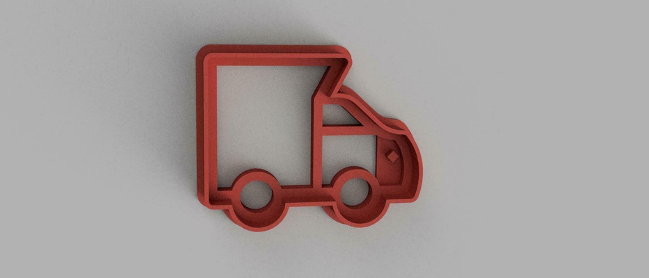 car cookie cutter cutters cookies 3d print model - Mito3D