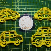 coche vehiculo Galleta cortador 3d print model - Mito3D