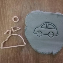 car cookie cutter 4 parts home 3d print model - Mito3D