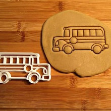 auto cortador de galletas la herramienta 3d torta galleta imprimible La impresión sello los cortadores las cookies cookie raza vehículo coche 3d print model - Mito3D