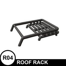car custom roof rack r04 art 4x4 bumper frontbumper vehicle transport 3d print model - Mito3D