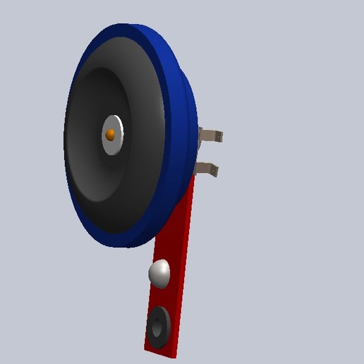 clacson gadget auto gadgets altoparlante horn veicolo corno 3D print model - Mito3D