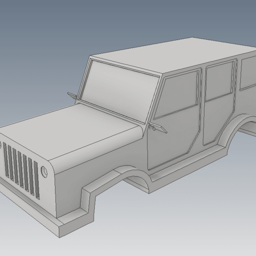 coches jeep de los neumáticos juego realista camión coche grande hummer el 3D print model - Mito3D