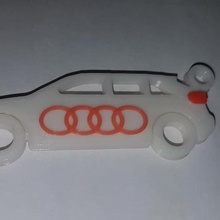voiture porte-clés keychain divers 3d print model - Mito3D
