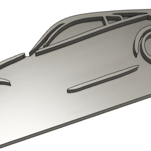car keychain key 3d print model - Mito3D