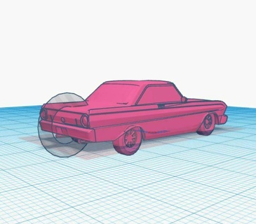 Wagen Schlüsselbund 3d print model - Mito3D