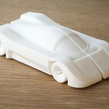 car mercedes c9 inspired game 3d faberdashery pla vehicle vehicles