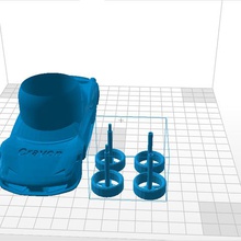 Auto Bleistift-Topf-Auto Bleistift-box Spiel Spielzeug 3d print model - Mito3D