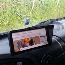 téléphone de voiture support galaxy note 8 gadget articulation articulés en charge l'écran pin ecan smartphone 3d print model - Mito3D