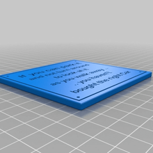 car plate plaque quote quotes signs_logos 3d print model - Mito3D