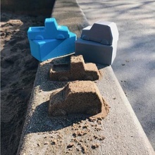 auto stampi di sabbia gioco giocattolo 3d print model - Mito3D