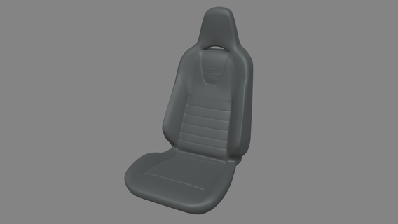 car seat design 020 3d print model - Mito3D