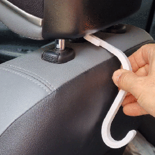 car seat hanger bag hook 3d print model - Mito3D