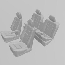 car seat packs 1 10 3d print model - Mito3D