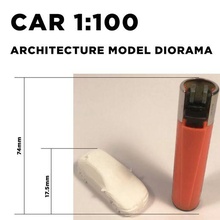 carro assento leon 1 100 arquitetura modelo diorama escala pessoa figura construção mobília mulher 3d print model - Mito3D