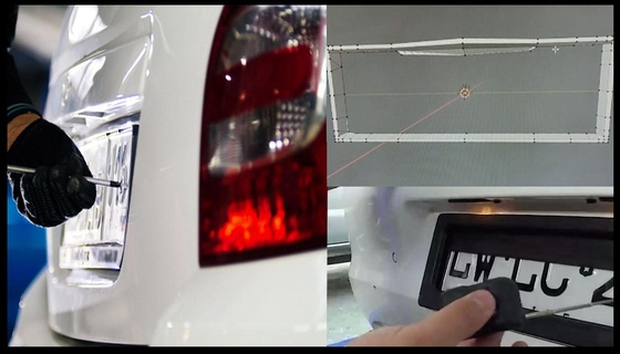 car tuning license plate frame follow youtube motor 3d printer framework 3d print model - Mito3D