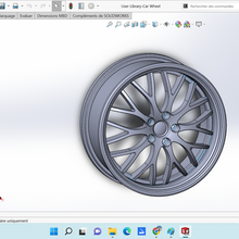 car wheel 3d print model - Mito3D