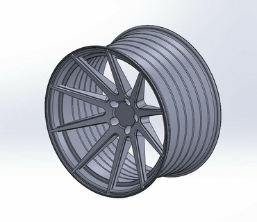 car wheel vertini rf13 rim automotive replica rc accessories 3d print model - Mito3D