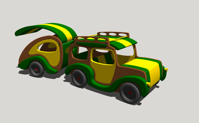 coche vehiculo madera camión 0 caravana vehículo auto motor ruedas juego entrenar carril juguete ferrari f360 bicicleta rueda eléctrico carretera descargar 3d modelo 3d print model - Mito3D