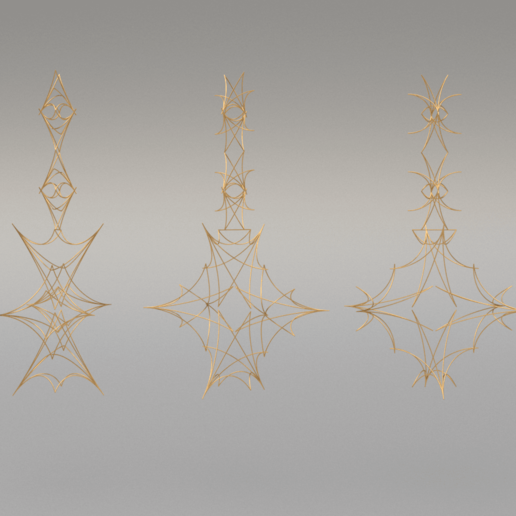 cara earring jewelry fashion 3D print model - Mito3D