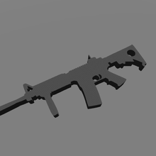 carabine m4 keychain 3d print model - Mito3D