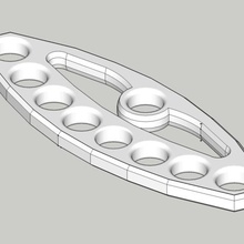 mosquetão titular rack vários esporte escalonamento escalada 3d print model - Mito3D