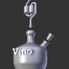 carafe make wine various bottles 3d print model - Mito3D