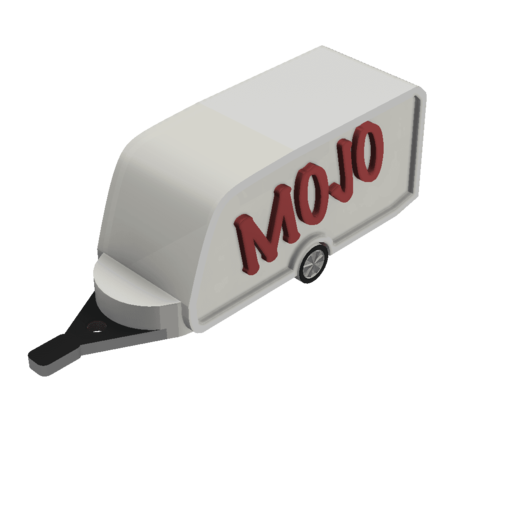 caravana chave anel joalheria porta trilha 3D print model - Mito3D