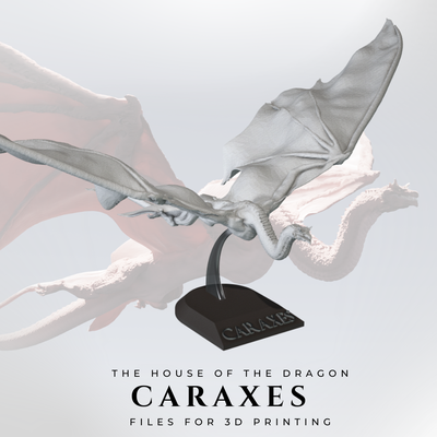 caraxes- la casa del dragon art 3d print model - Mito3D