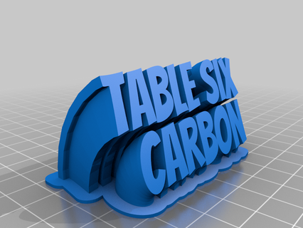 carbon customized office 3d print model - Mito3D